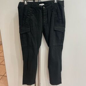 Bellarana Black Cargo Jeans with Zippers Size 29